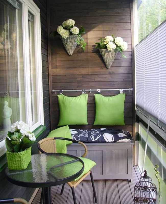 Como decorar un balcon pequeño y aprovechar el espacio